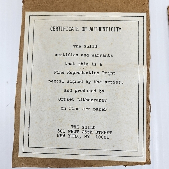 Vintage Beach Seashells Art Print Artist Signed Frank Massa 1978 The Guild NY - Picture 7 of 13